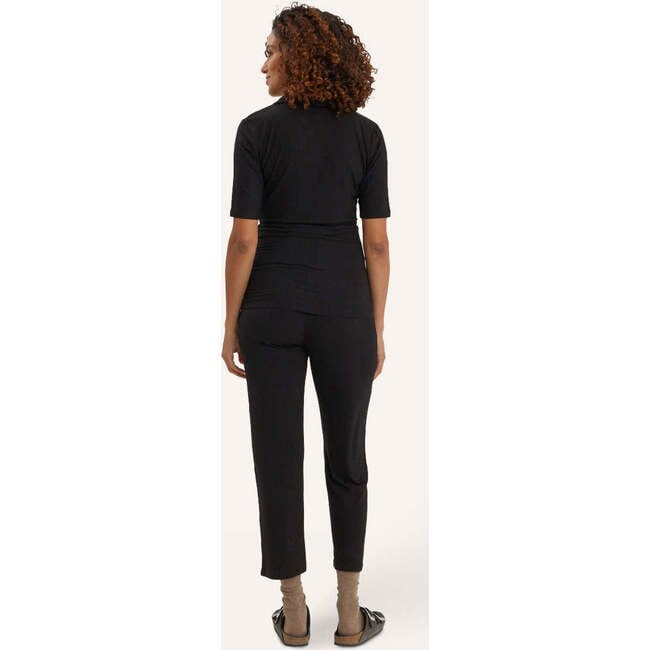 Women's Camilla Ribbed Pant, Black - Pants - 3