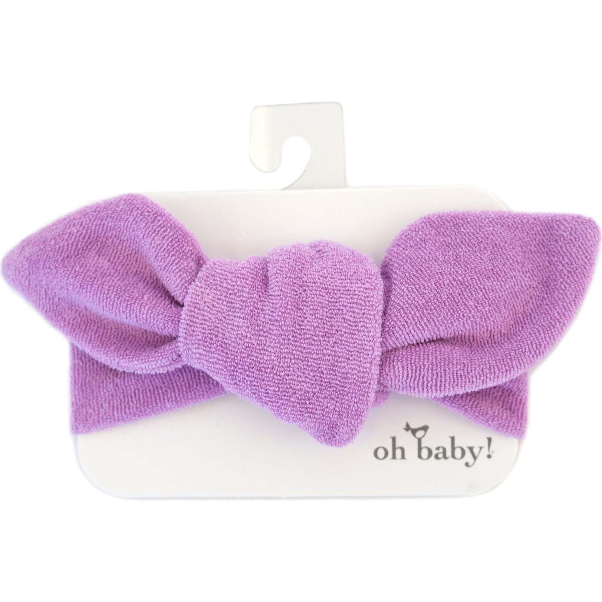 Terry Tie Turban, Orchid - Headbands - 1