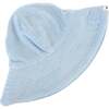 Cotton Terry Sunhat, Sky Blue - Hats - 1 - thumbnail