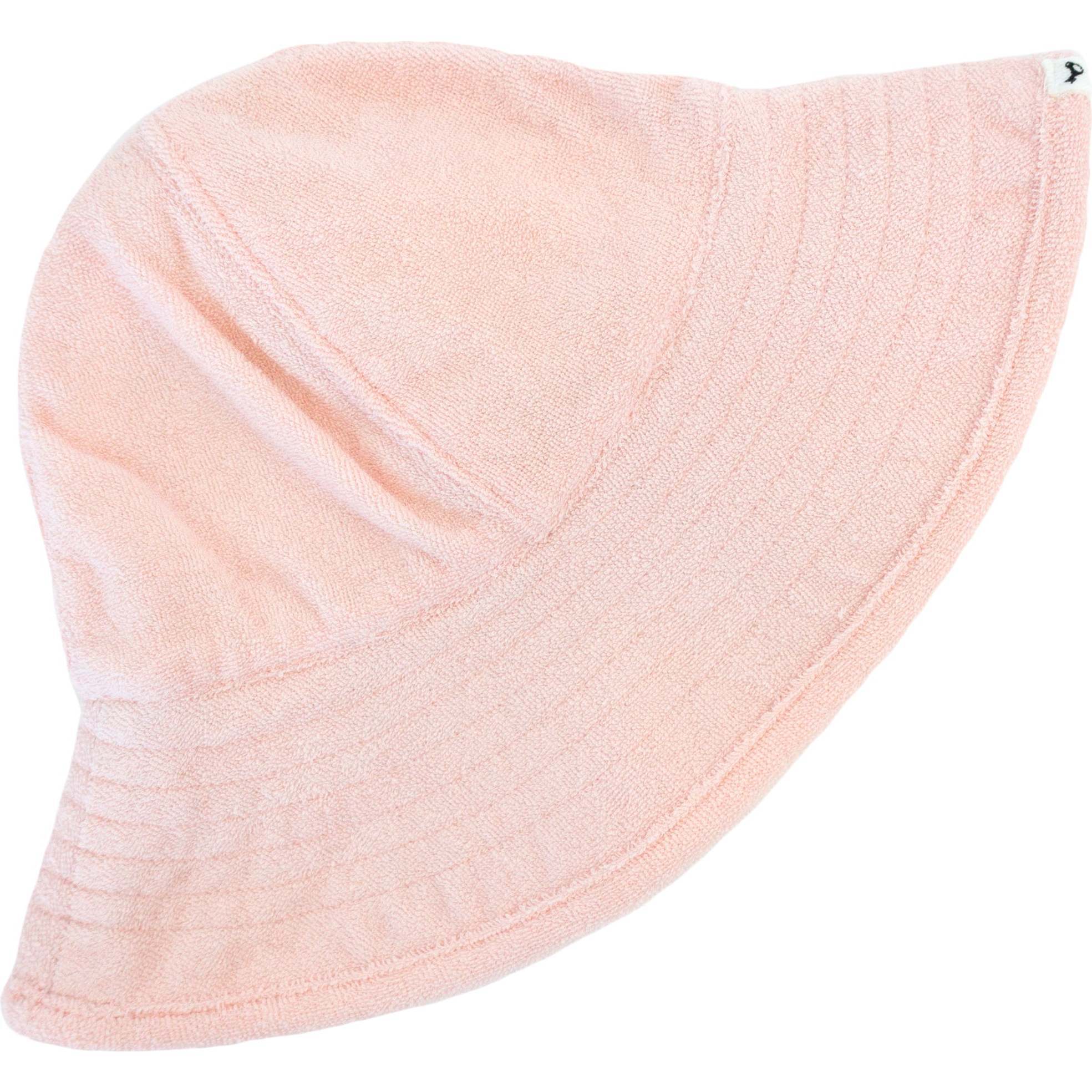 Cotton Terry Sunhat, Pale Pink - Hats - 1