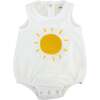 Golden Sun Terry Applique Terry Bubble, Snow - Rompers - 1 - thumbnail