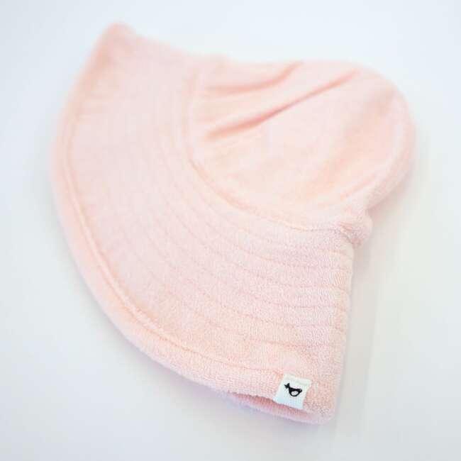 Cotton Terry Sunhat, Pale Pink - Hats - 3