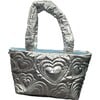 SILVER SHINING HEART PUFFY OVERNIGHT BAG - Bags - 2