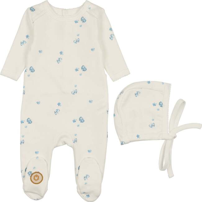 Butterfly Bliss Gift Set, Ivory and Blue