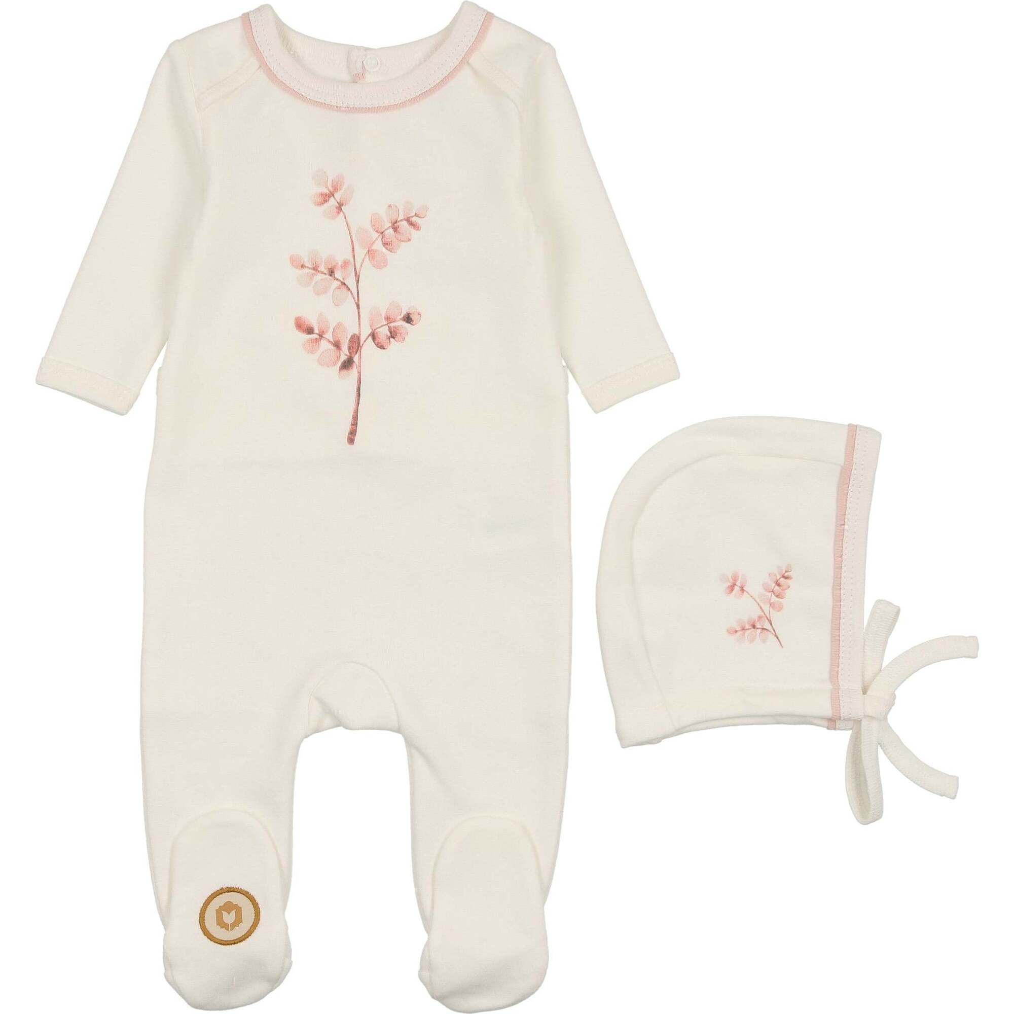 Stem Stitch Gift Set, Ivory and Pink - Mixed Apparel Set - 1