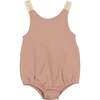 Ribboned Romper, Misty Rose - Rompers - 1 - thumbnail