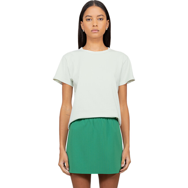Women's The Margo Crew Neck Short Sleeve Tee, Celery - T-Shirts - 2