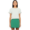 Women's The Margo Crew Neck Short Sleeve Tee, Celery - T-Shirts - 2