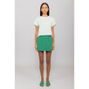 Women's The Margo Crew Neck Short Sleeve Tee, Celery - T-Shirts - 3