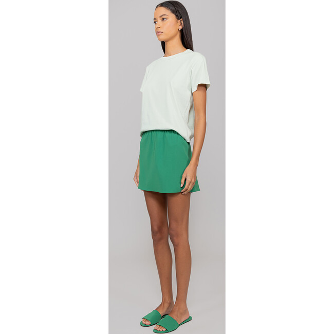 Women's The Margo Crew Neck Short Sleeve Tee, Celery - T-Shirts - 4