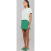 Women's The Margo Crew Neck Short Sleeve Tee, Celery - T-Shirts - 4