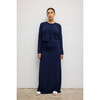 Women's Lauren Full Sleeve Crop Cardigan II, Navy - Cardigans - 3