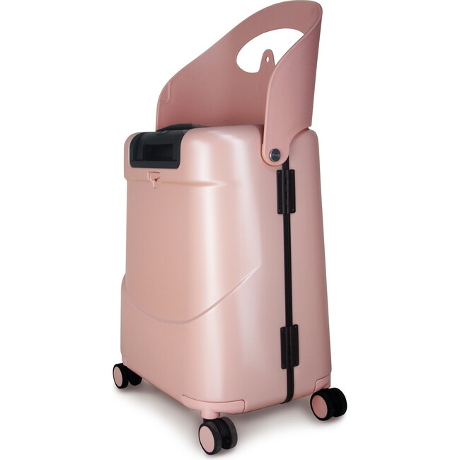 MiaMily 18-Inch Ride-On Trolley Carry-On Luggage, Dusty Pink