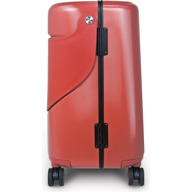 MiaMily 18-Inch Ride-On Trolley Carry-On Luggage, Maroon Red - Luggage - 5