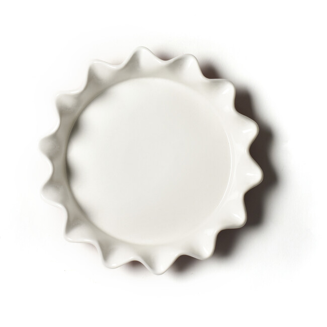 Red Stripe 8 Ruffle Pie Dish - Tabletop - 2