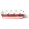 Red Stripe 13 Ruffle Casserole - Tabletop - 1 - thumbnail