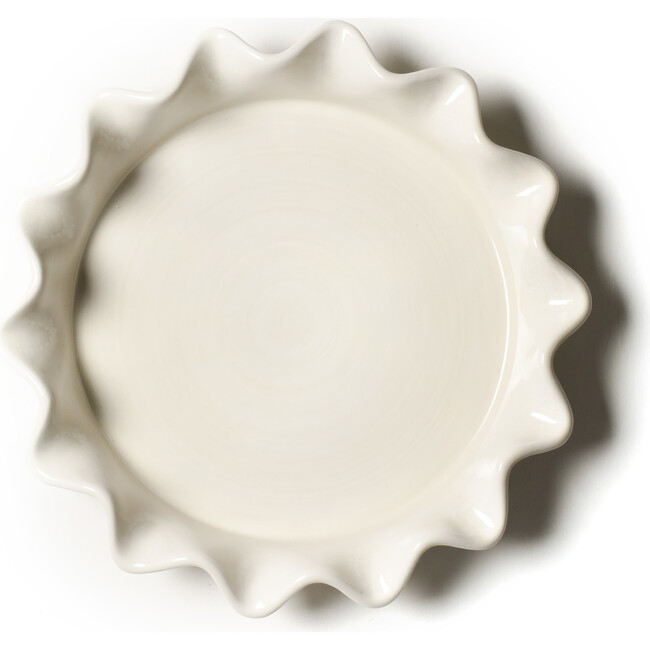 Signature White 8 Ruffle Pie Dish - Tabletop - 3