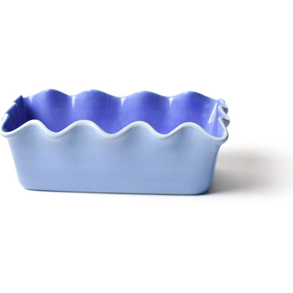 Iris Blue Ruffle Loaf Pan - Coton Colors Tableware