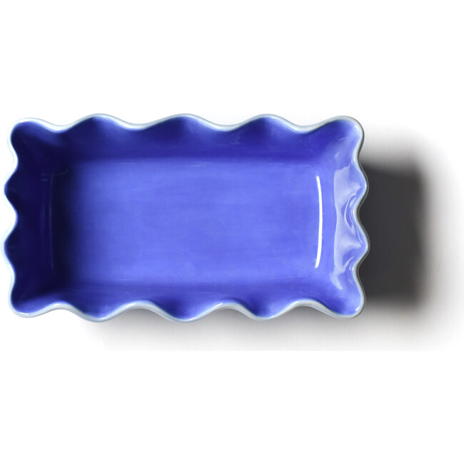 Iris Blue Ruffle Loaf Pan - Tabletop - 3