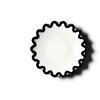 Black Arabesque Scallop 11 Pasta Bowl - Tabletop - 1 - thumbnail