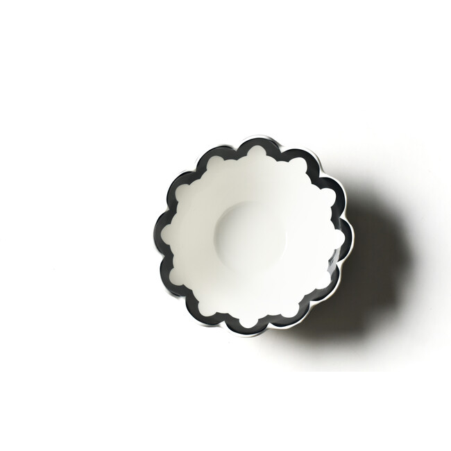 Black Arabesque Scallop 9 Bowl - Tabletop - 4