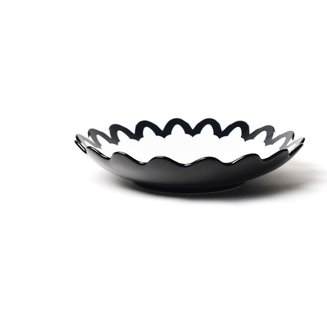 Black Arabesque Scallop 14 Pasta Bowl - Tabletop - 4