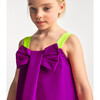 Girl Special Occasion Dress, Purple - Dresses - 8