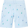 Boy Printed Twill Bermuda Shorts, Cloud - Shorts - 2