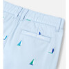 Boy Printed Twill Bermuda Shorts, Cloud - Shorts - 4