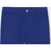 Boy Embroidered Bermuda Twill Shorts, Prussian Blue - Shorts - 3