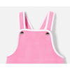 Baby Girl Retro-Chic Terry Romper, Tea Pink - Rompers - 3