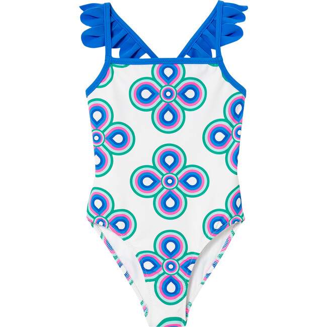 Girl One-Piece Swimsuit, Multicolours