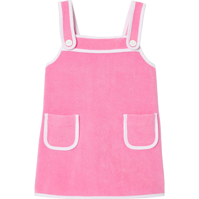 Baby Girl French Terry Dress, Tea Pink