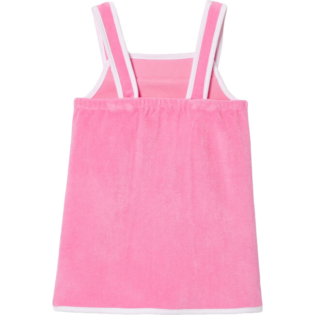 Baby Girl French Terry Dress, Tea Pink - Dresses - 2