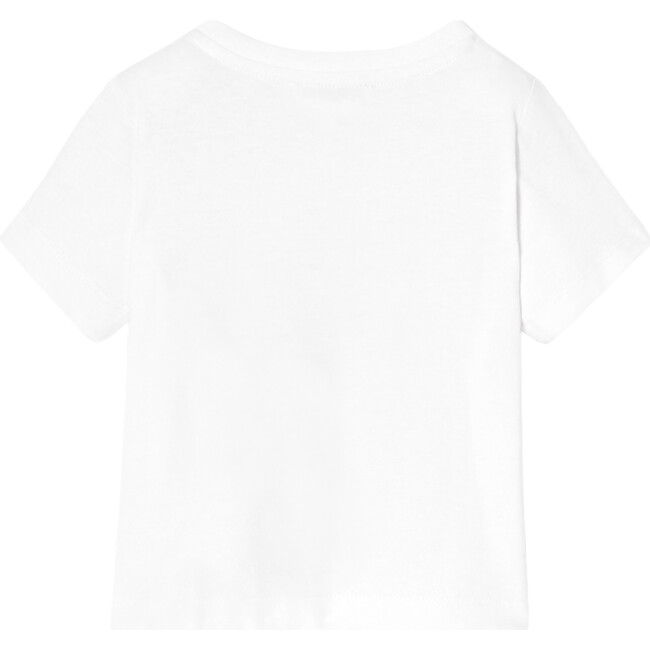 Baby Boy Short Sleeve T-Shirt, White - T-Shirts - 2