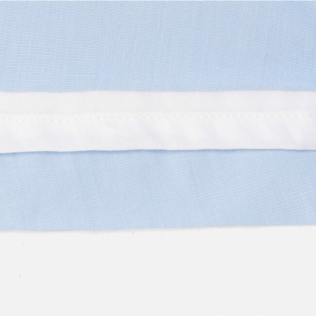 Baby Girl Fil-A-Fil Dress, Blue & White - Dresses - 6
