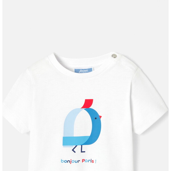 Jacadi Paris Tシャツ 4A / 104cm 3枚セット Baby Boy Short Sleeve T-Shirt, White - Jacadi Paris Tops