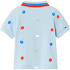 Baby Boy Short Sleeve Polo Shirt, Cloud - Polo Shirts - 2