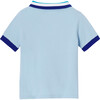 Baby Boy Short Sleeve Polo Shirt, Light Blue - Polo Shirts - 2