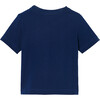 Baby Boy Print Round Neck T-Shirt, Saphire - T-Shirts - 2