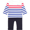 Baby Boy Comfort Set, White & Multicolours - Mixed Apparel Set - 1 - thumbnail