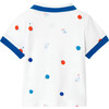 Baby Boy Cotton Pique Polo Shirt, White - Polo Shirts - 2