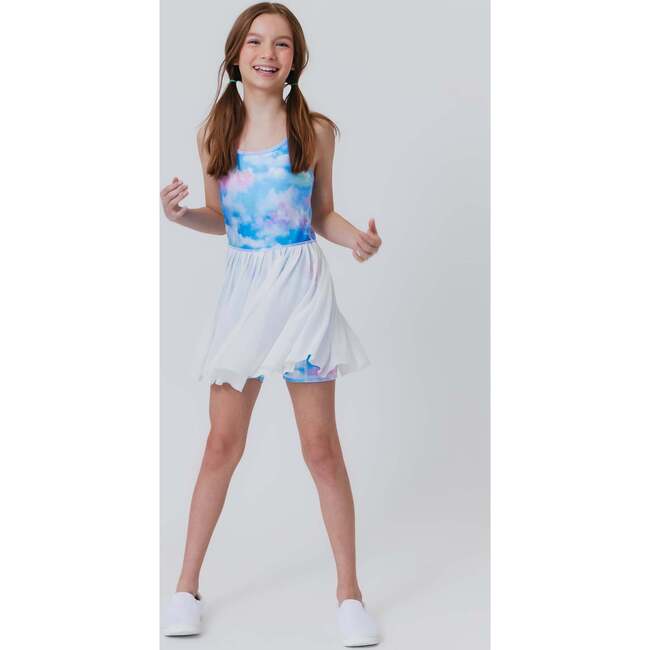 Girls Tennis Dress, Cotton Candy Clouds - Dresses - 2