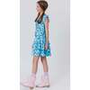 Girls Tiered Skirt, Butterfly Sky - Skirts - 3