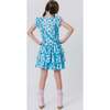 Girls Tiered Skirt, Butterfly Sky - Skirts - 4