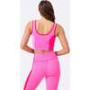 Womens TLC Colorblock Crop Top, Barbie Pink - Tank Tops - 3