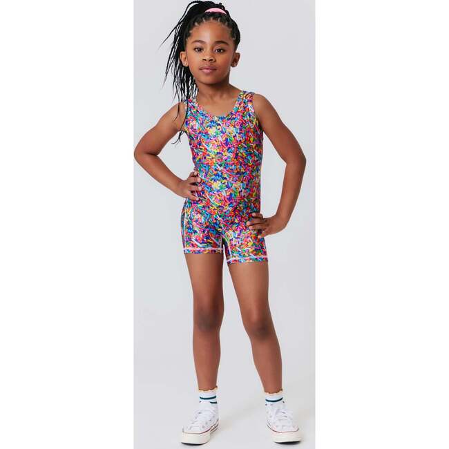 Girls Leotard, Rainbow Sprinkles - Leotard - 2