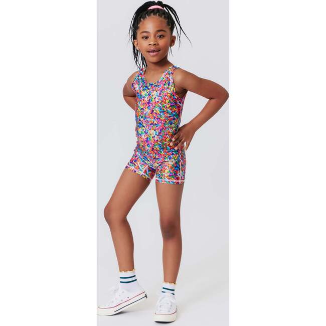 Girls Leotard, Rainbow Sprinkles - Leotard - 3