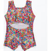 Girls Leotard, Rainbow Sprinkles - Leotard - 5