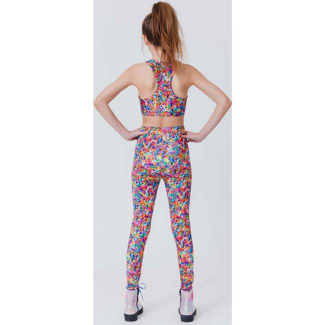 Girls Legging, Rainbow Sprinkles - Leggings - 3